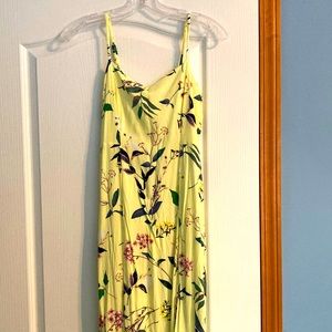 COPY - Banana Republic floral slip dress. Gorgeous yellow floral dress. Worn on…
